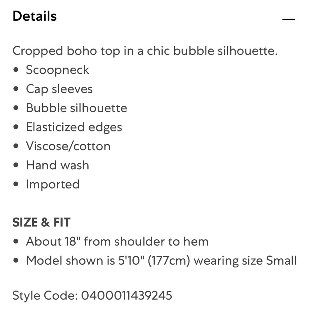 Free People Aurora Crop Top - Picture 6 of 8